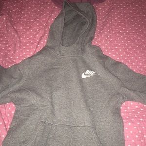 nike hoodie gray